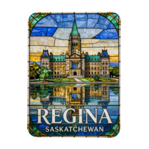 Regina Saskatchewan Prairie-Stadt 💎 Magnet