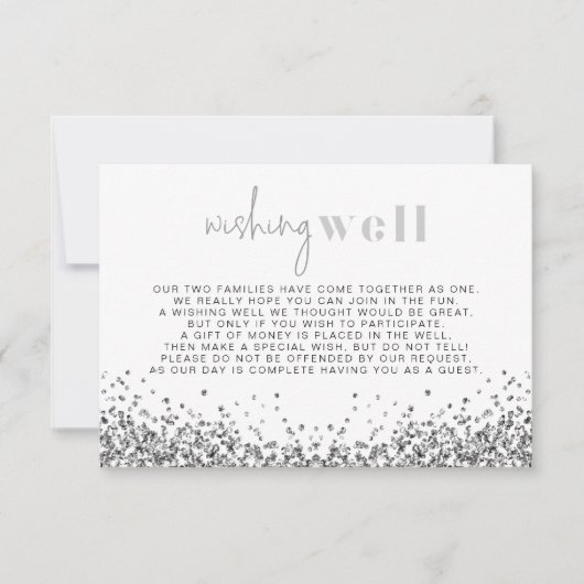 REGINA Silver Glam Sequins, die eine gute Karte wü (Vorderseite)