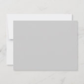 REGINA Silver Glitzer Sequins Bücher für die Kinde Einladung (Rückseite)