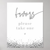 REGINA Silver Sequins Disco Wedding Party - Favori Poster (Vorne)