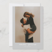 REGINA Silver Sequins Glitzer Save the Date Einladung (Rückseite)