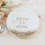 REGINA Yellow Gold Sequins Bridge to Be Shower Pappteller<br><div class="desc">Diese Braut um Platz zu sein,  mit Imitaten,  die aus gelbem Gold Glitzer bestehen,  modernen,  kühnen Schriftart und einem lustigen,  von Hand gezogenen Herz. Editieren Sie einfach *most*,  um den Anforderungen Ihrer Veranstaltung gerecht zu werden. Diese Papiertüte eignet sich perfekt für Ihr gläsernes Brautparty,  Bridal Breakfast oder Bachelorette Wochenende.</div>