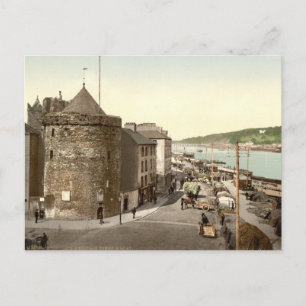 Reginald Tower und Kai, County Waterford Postkarte