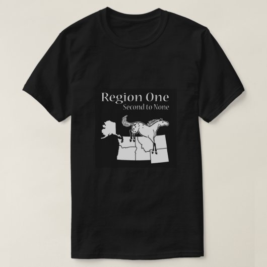 Region 1 Shirt - schwarzes Logo (Design vorne)