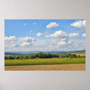 Region Auvergne in Frankreich Poster