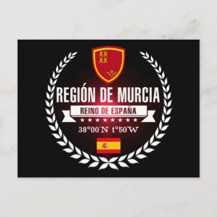 Región de Murcia Postkarte