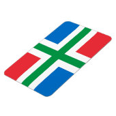 Region Groningen-Flaggen Niederlande Magnet (Linke Seite)