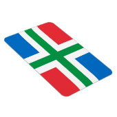 Region Groningen-Flaggen Niederlande Magnet (Rechte Seite)