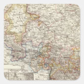 Region Hannover Quadratischer Aufkleber (Vorderseite)