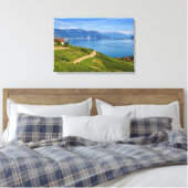 Region Lavaux, Waadt, Schweiz Leinwanddruck (Insitu (Schlafzimmer))