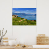 Region Lavaux, Waadt, Schweiz Poster (Küche)