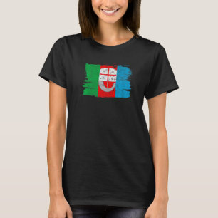 Region Ligurien Italien Flaggenstaat Italienisch G T-Shirt