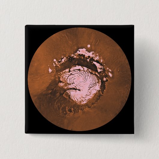 Region Mare Boreum Mars Button (Vorderseite)