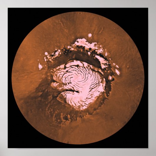 Region Mare Boreum Mars Poster (Vorne)