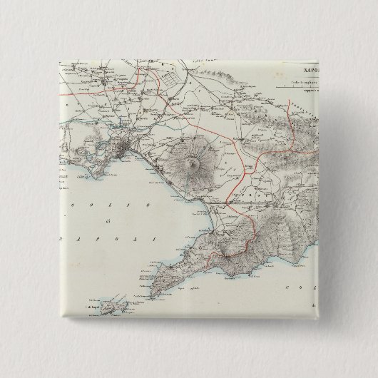 Region Neapel Italien Button (Vorderseite)