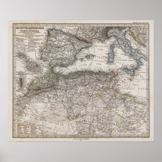 Region Nordafrika Poster (Vorne)