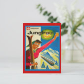 Region Schweiz - Jungfrau Postkarte (Stehend Vorderseite)