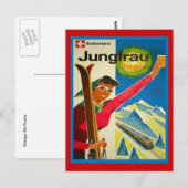 Region Schweiz - Jungfrau Postkarte (Vorne/Hinten)