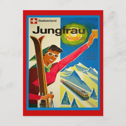 Region Schweiz - Jungfrau Postkarte (Vorderseite)