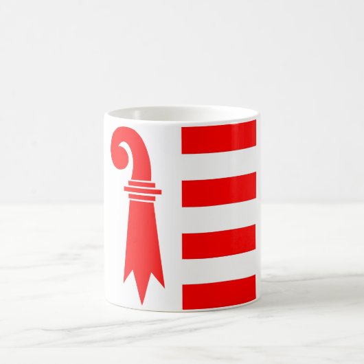 Region Schweiz Kanton Jura Flagge Kaffeetasse (Mittel)