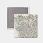 Region Toskana Italien Magnet (Vorderseite/Rückseite)