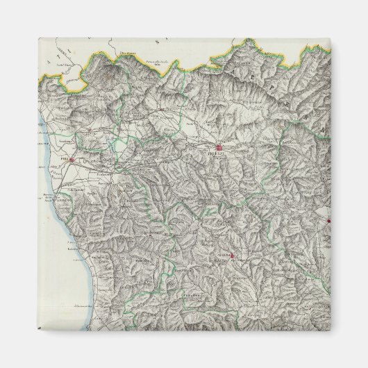Region Toskana Italien Magnet (Vorne)