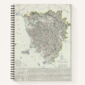 Region Toskana Italien Notizblock (Vorderseite)