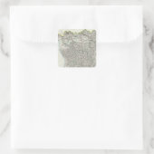 Region Toskana Italien Quadratischer Aufkleber (Tasche)