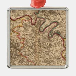 Region von Paris Frankreich 2 Silbernes Ornament