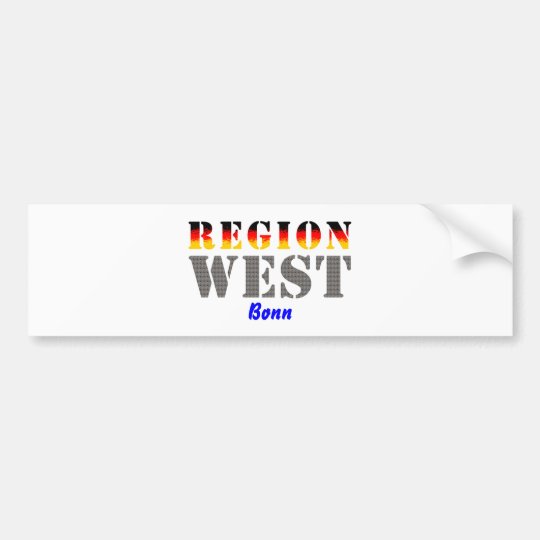 Region West - Bonn Autoaufkleber