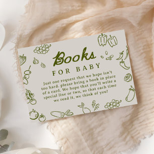 Regional aufgezogene Babyshower-Bücher für Baby Begleitkarte