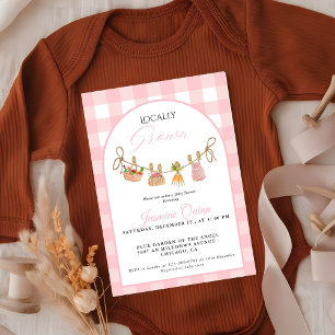 Regional geborene Baby-Party Baby Sprinkle Einladung