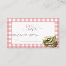 Regional Rosa Babymädchen-Baby-Party-Windel-Raffle