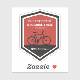 Regionale Spur Cherry Creek Aufkleber