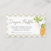 Regionaler Babyshower-Windel-Raffle Begleitkarte (Vorderseite)