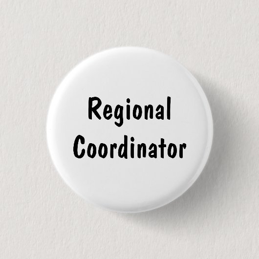 Regionaler Koordinator Button (Vorderseite)