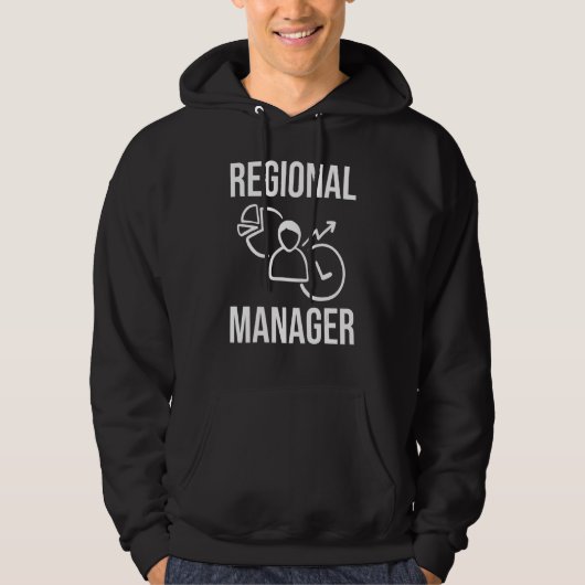 Regionaler Manager Assistent der Geschäftsleitung Hoodie (Vorderseite)