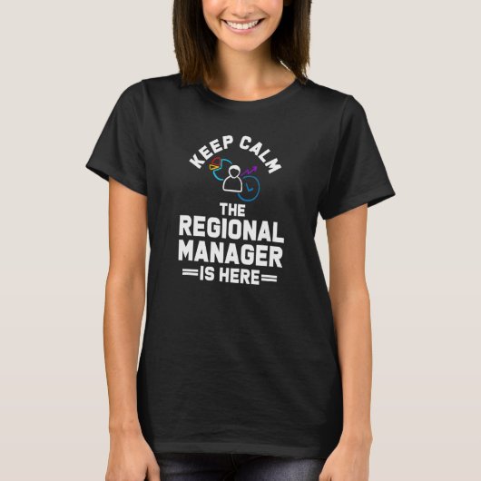 Regionaler Manager Assistent der Geschäftsleitung T-Shirt (Vorderseite)