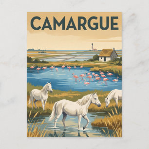 Regionaler Naturpark Camargue Frankreich Postkarte