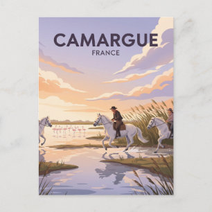 Regionaler Naturpark Camargue Frankreich Postkarte