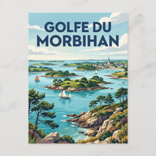 Regionaler Naturpark Golfe du Morbihan Frankreich Postkarte