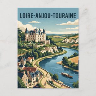 Regionaler Naturpark Loire-Anjou-Touraine Frankrei Postkarte