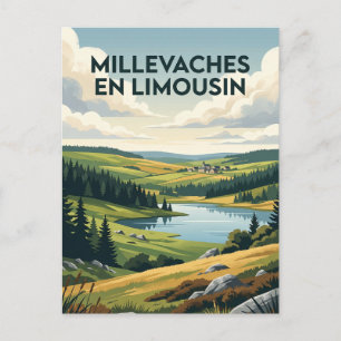 Regionaler Naturpark Millevaches en Limousin Postkarte