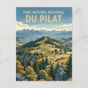 Regionaler Naturpark Pilat Frankreich Postkarte