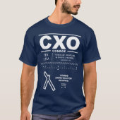 Regionalflughafen Conroe/North Houston CXO T - Shi T-Shirt (Vorderseite)