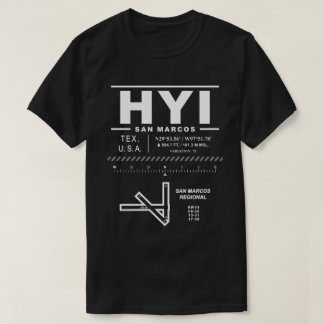 Regionalflughafen San Marcos HYI USAA T-Shirt