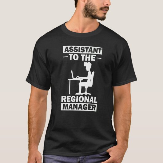 Regionalmanager im Management 9 T-Shirt (Vorderseite)