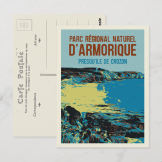 Regionalpark Armorique, Crozon Bretagne Frankreich Postkarte