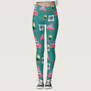 Regionals Leggings w HUNDEZUCHTVERBAND Logo - Aqua