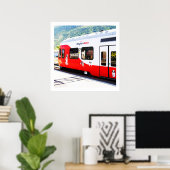 Regionalzug Alpen Poster (Heimbüro)